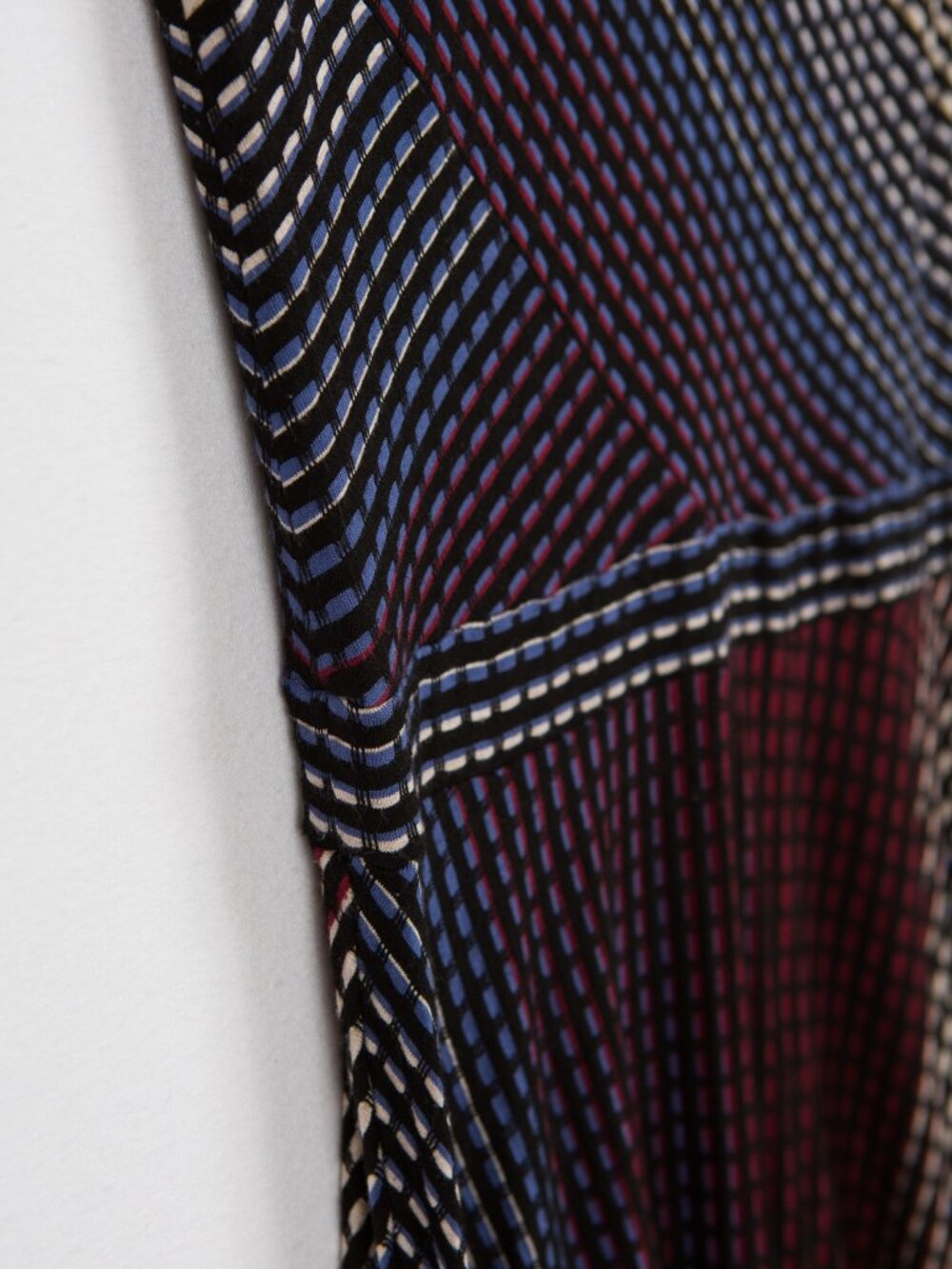 BCBGMaxAzria Multicolor Striped Fit-and-Flare Midi Dress - Picture 8 of 12